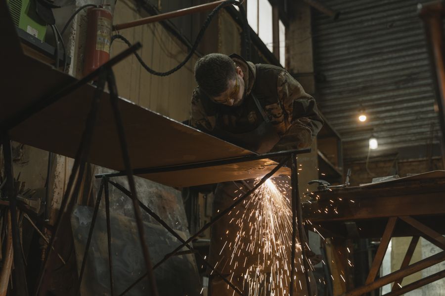 GM Contracting steel fabrication workshop